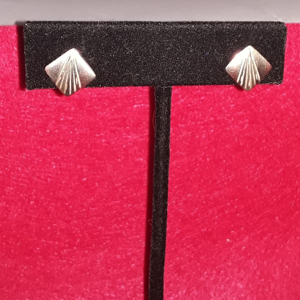 14K Tricolor Gold Earrings
